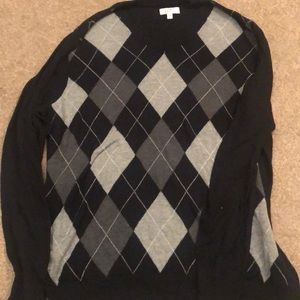 NWOT Croft & Barrow Argyle V-Neck Sweater